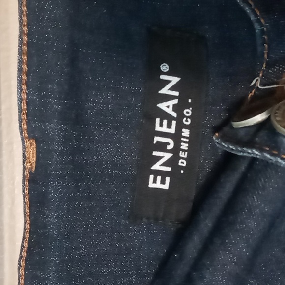 Enjean Dark 4 Button Skinny Jeans Size 7 - Picture 8 of 8